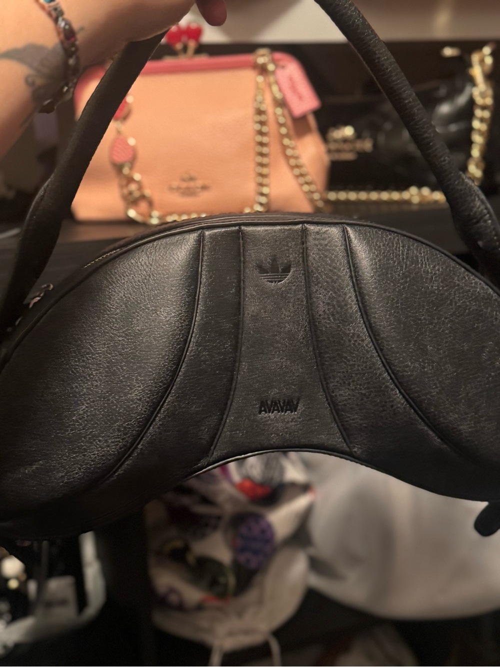 ADIDAS Avavav Leather Bag - Picture 6 of 6